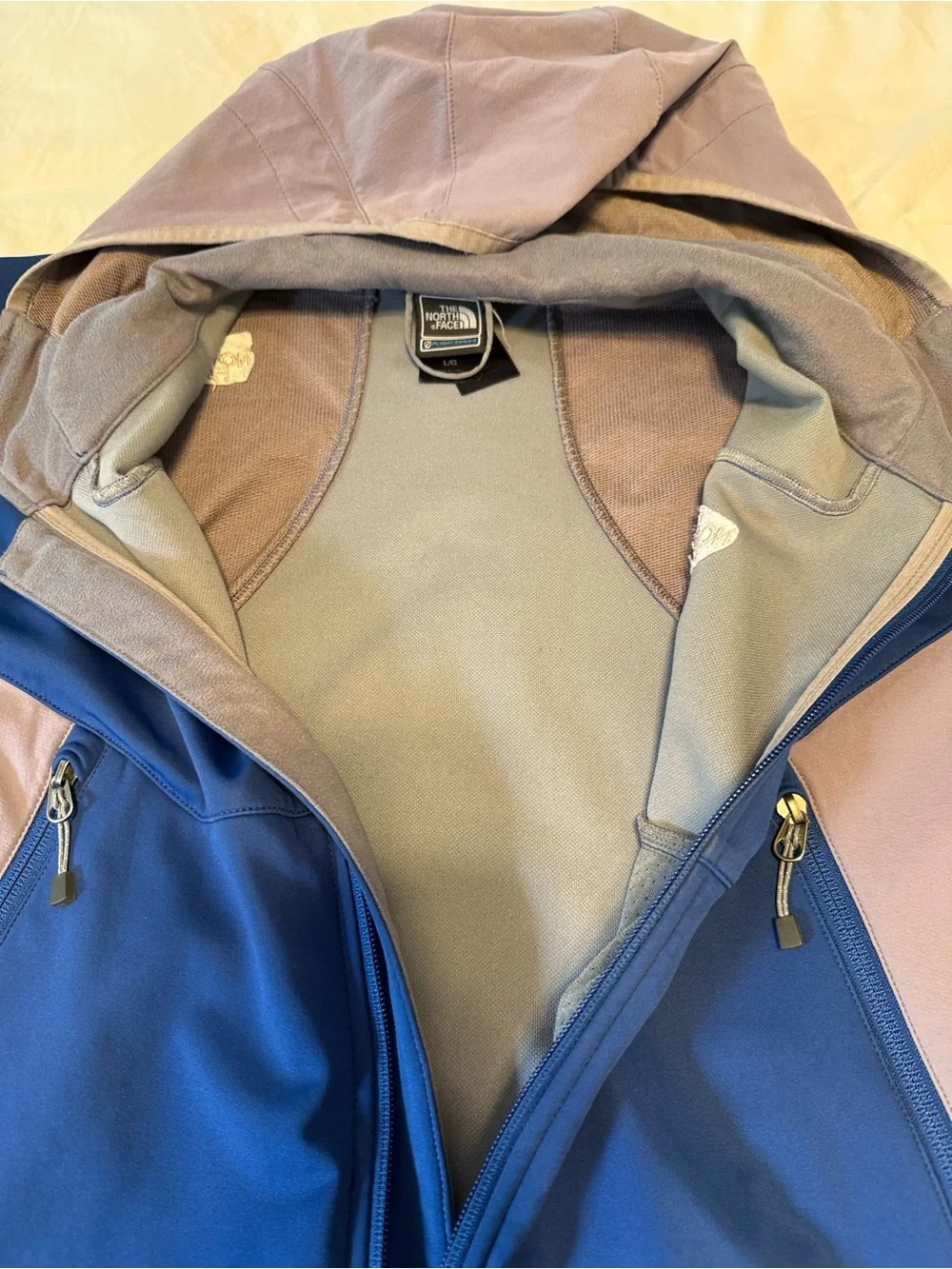 The North Face colorblock softshell